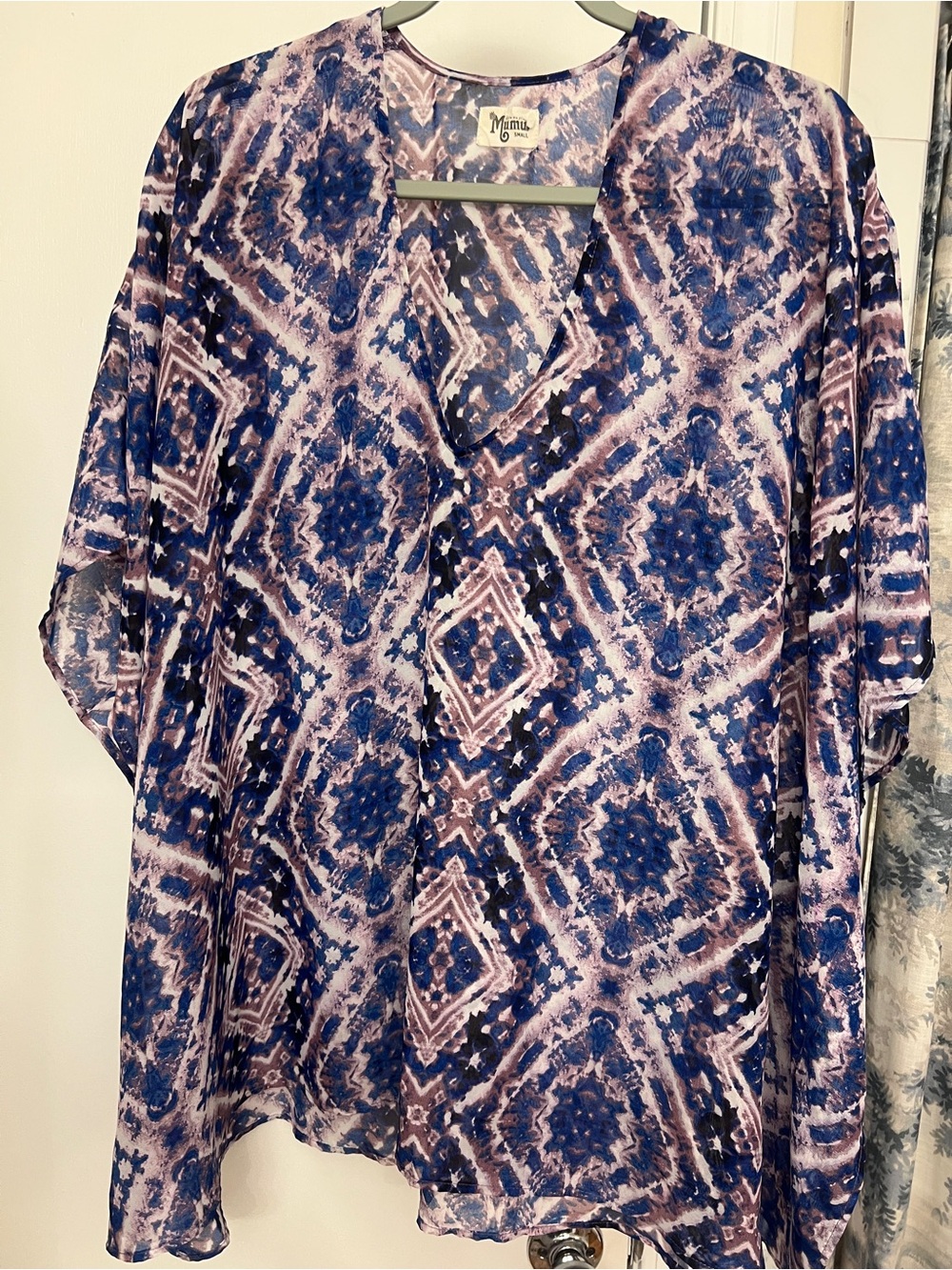 Show Me Your Mumu Blue & Purple Printed Women's Tunic